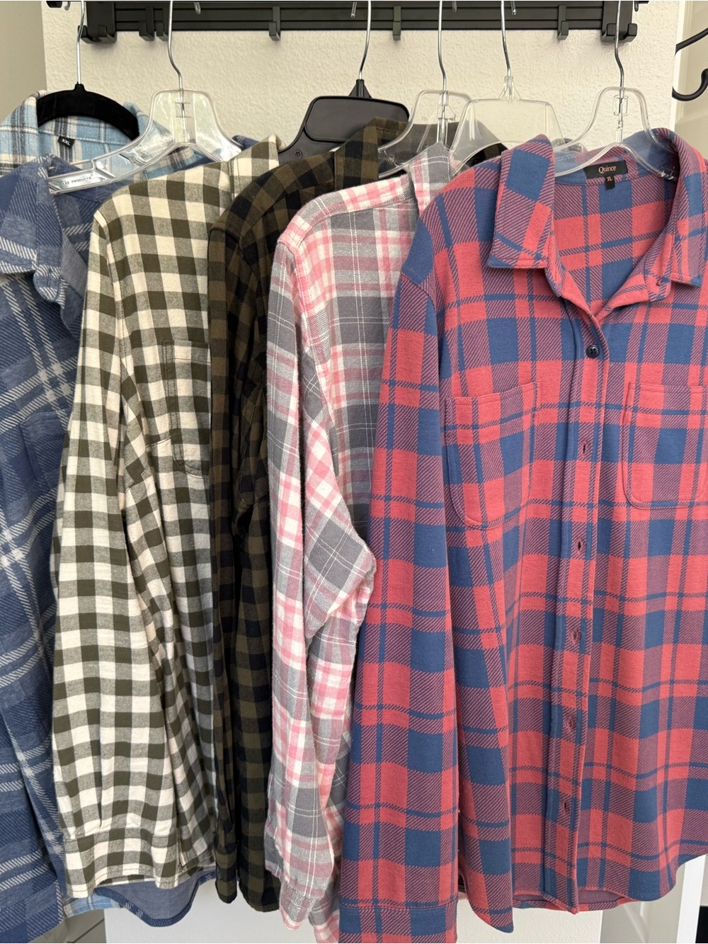 Quince Women’s Bundle of Plaid Button-Down Shirts